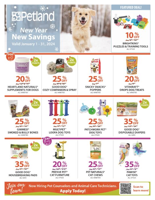Special Savings on Pets, Supplies &amp; Food – Petland Chillicothe, Ohio
